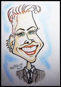 andyhinks.com andy hinks caricature illustration pink andrew hinks