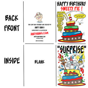 andyhinks.com andy hinks caricature illustration drawing andrew hinks Australia Australiana Australia Australian Greeting Card Birthday