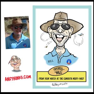 caricature illustration drawing andrew andy hinks Exmouth Markets Western Australia andyhinks.com