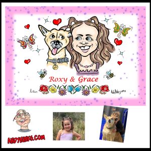 caricature illustration drawing andrew andy hinks Exmouth Markets Western Australia andyhinks.com