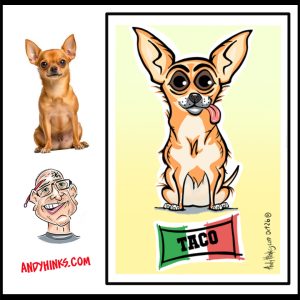 caricature illustration drawing andrew andy hinks Exmouth Markets Western Australia andyhinks.com